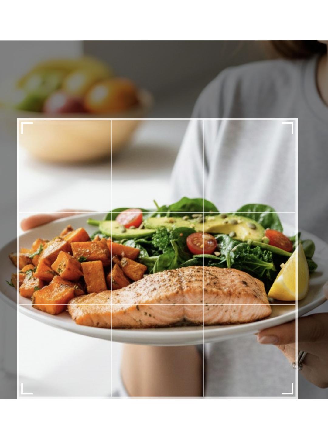 KarbCoach capturing a meal photo for analysis